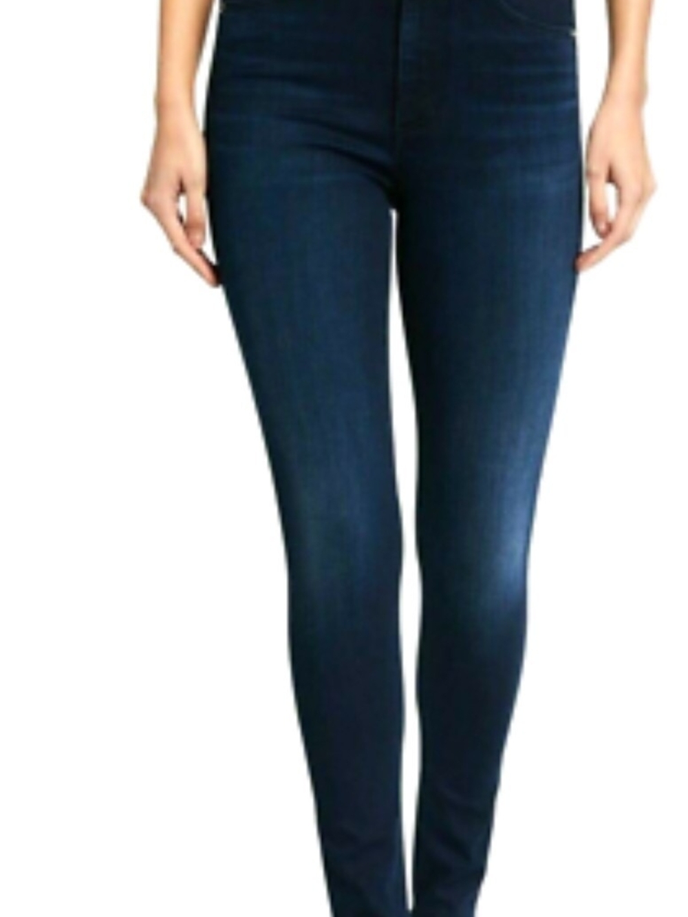 rag & bone Deep Indigo High-Rise Skinny Jeans